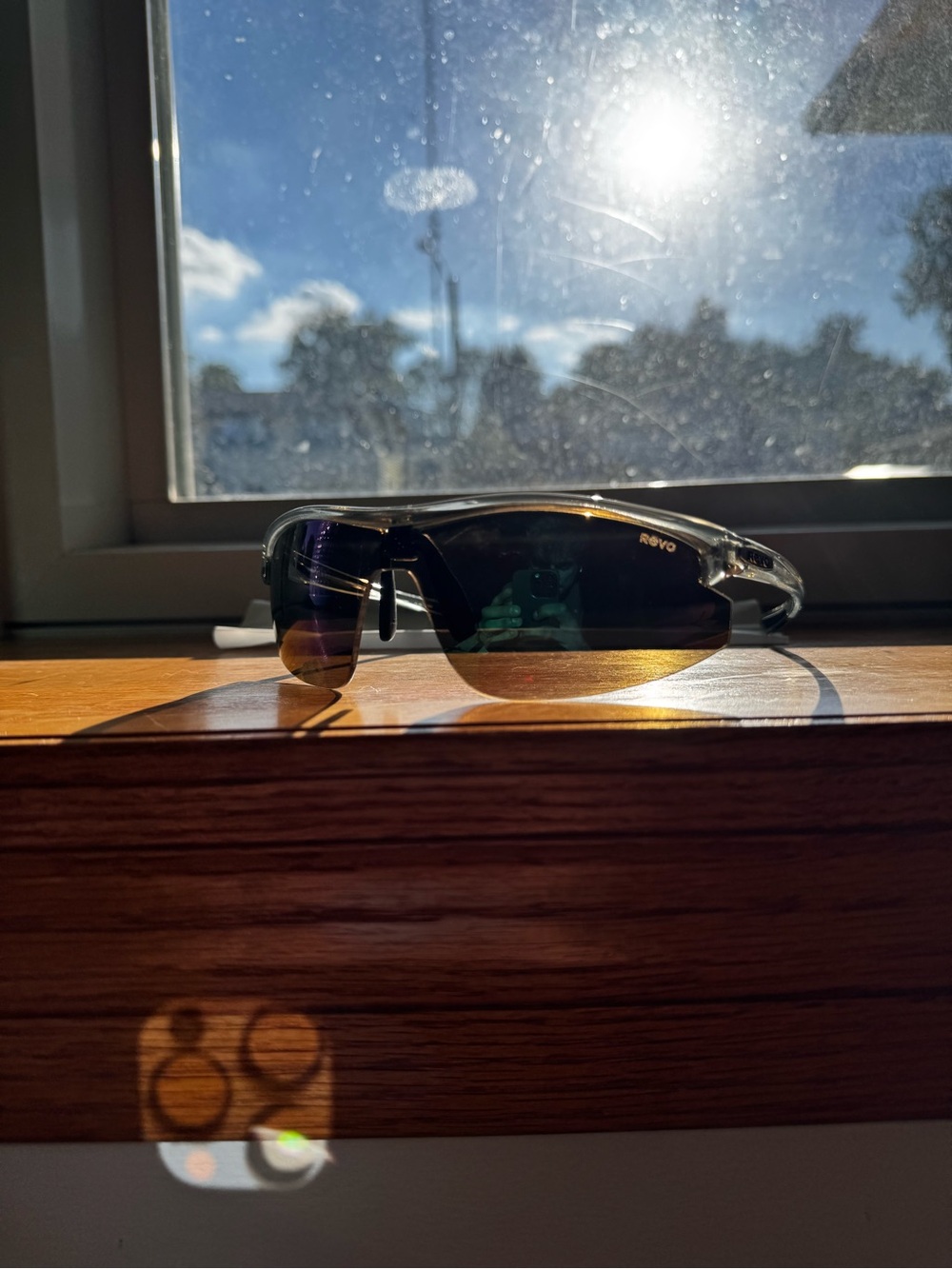 NEW! REVO Shadow Crystal Grey Evergreen RE 1268 00 GN No Case, Polarized